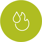 Burning waste oil blended with fuel oil